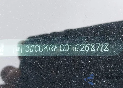 2017 Chevrolet Silverado 1500 2Lt z USA, uszkodzony, nr VIN 3GCUKREC0HG268718